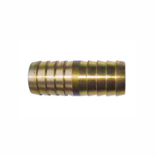Messing Schlauchverbinder 3/8" (9,5mm), schwere Ausführung, Schlauchröhrchen