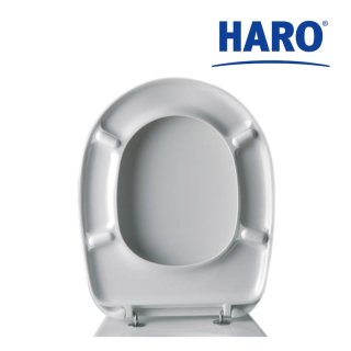 WC-SITZ mit Edelstahlscharnier HARO DELTANO, Farbe: manhattan