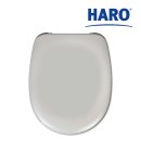 WC-SITZ mit Edelstahlscharnier HARO DELTANO, Farbe: manhattan
