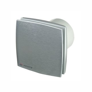 Axial Ventilator Alu-Design Ø100mm, Nachlaufrelais &...