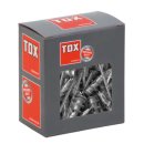 TOX GD37 / 4 mm Gipskartondübel, 50 Metall Trockenbaudübel inkl. 50 Schrauben