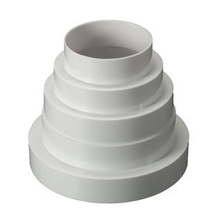 Reduzierstück für Lüftungskanäle Ø 80/100/120/125/150mm,...