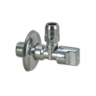 Eckventil Kugeleckventil 1/2 Zoll Anschluss mit 3/8 Quetsche