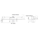 Duschrinne Edelstahl 50 - 120cm Komplett-Set, ESS Easy drain mit Abdeckung